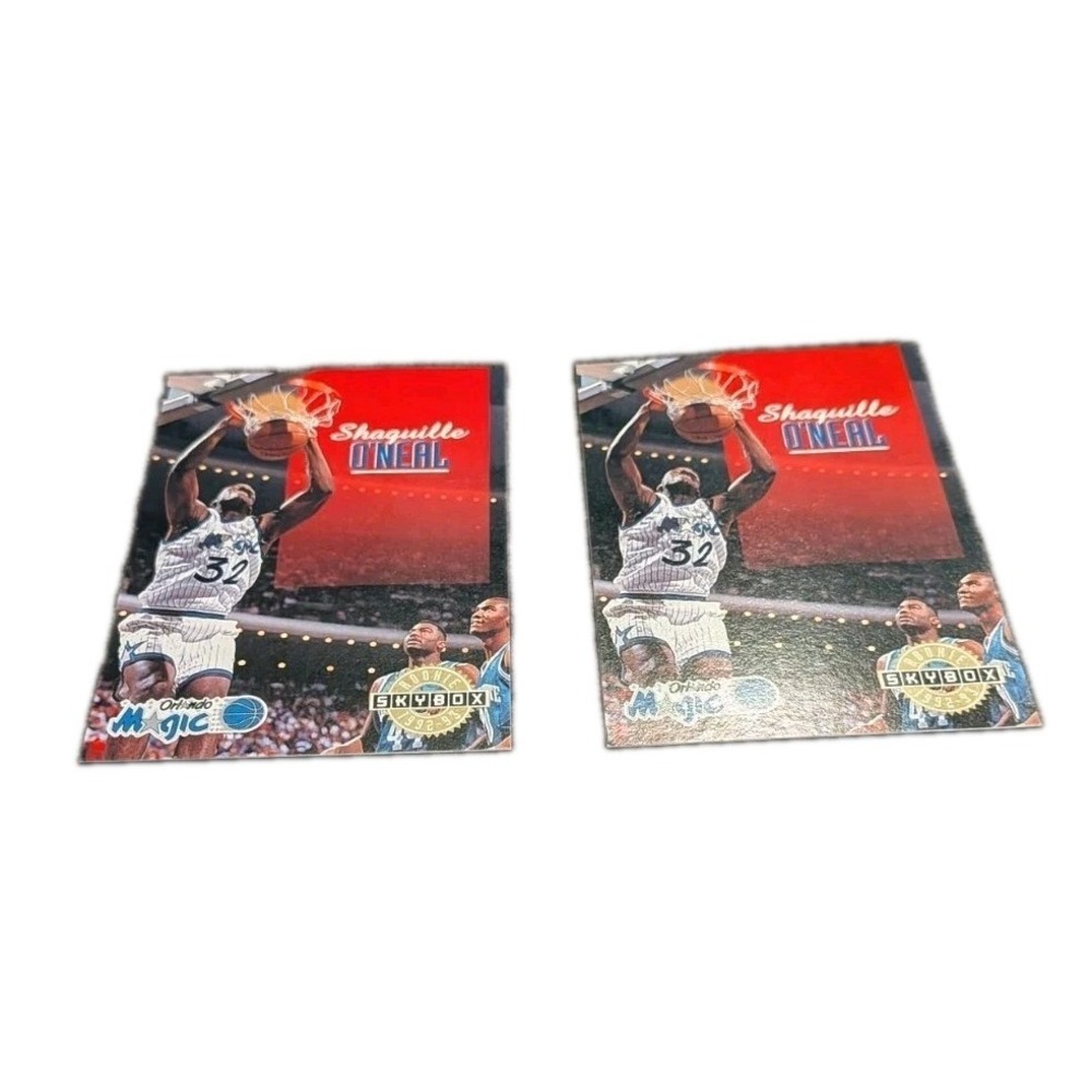 1992-93 SkyBox #382 Shaquille O'Neal RC Lot Of 2